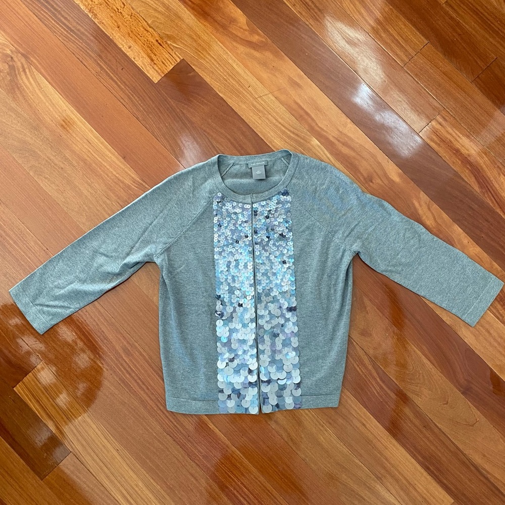 Ann Taylor Sequin Cardigan, size XS
